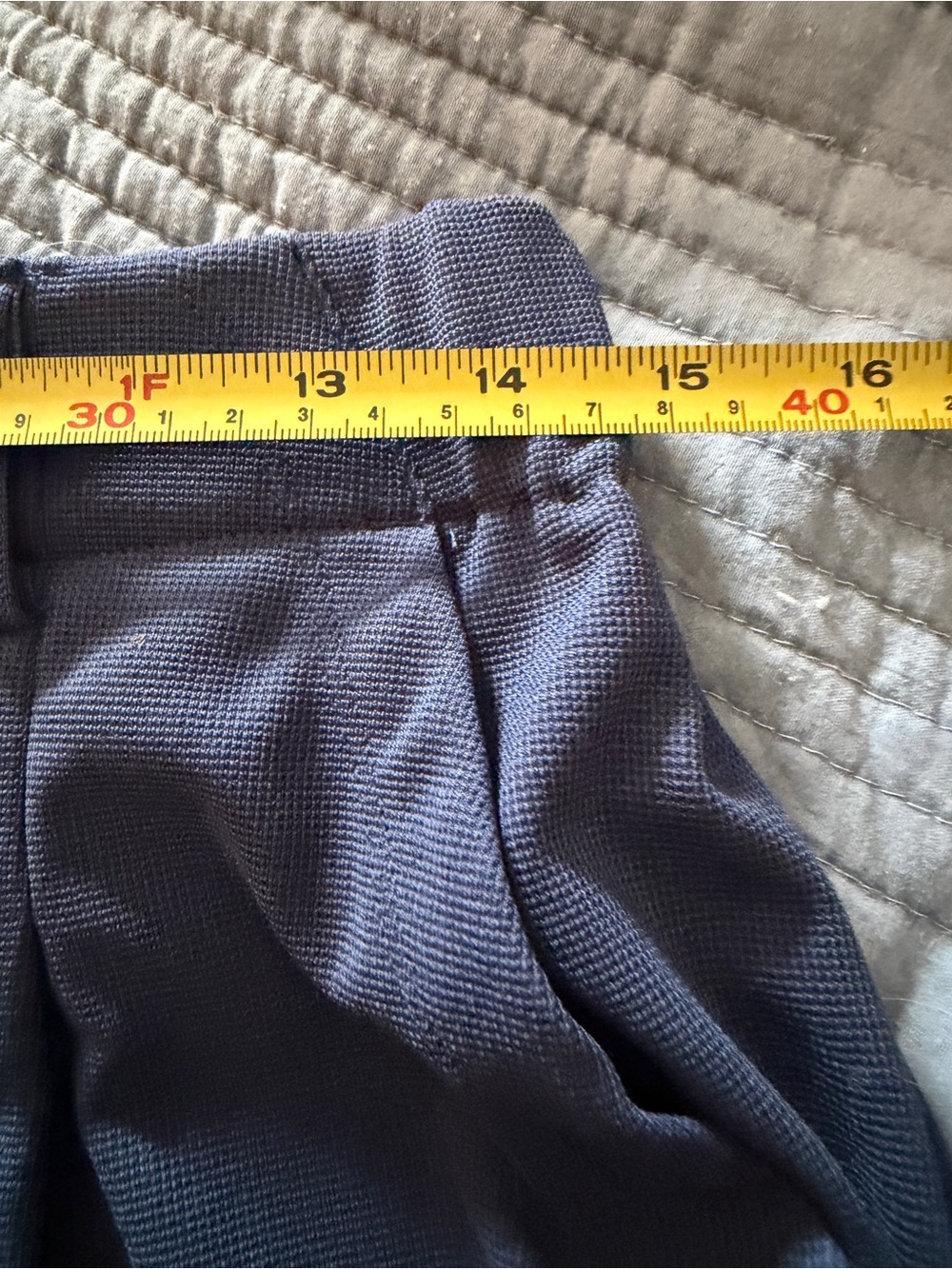 Halara NWT Flex High Waisted Pocket Wide Leg Waffle Work Pants; medium tall - Picture 4 of 9